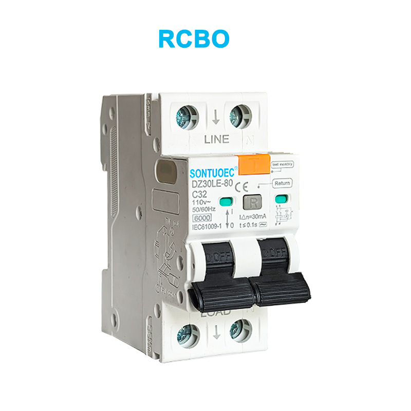 2p Breaker Saiki Breaker Breaker 6ka IEC61009.11 QualityTard Quality RCBO